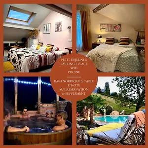 A La Marc'quize D'hotes, Piscine A Debordement En Exterieur Et Partagee, Bain Nordique A 38 Degres En Prestation Supplement Sur Reservation Horaire Anticipee 1 Place De Parking Sur Reservation Horaire Et Anticipee Mouxy